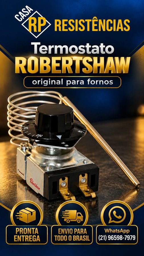 Termostato Robertshaw para forno e aquecedor — Casa RP Niterói