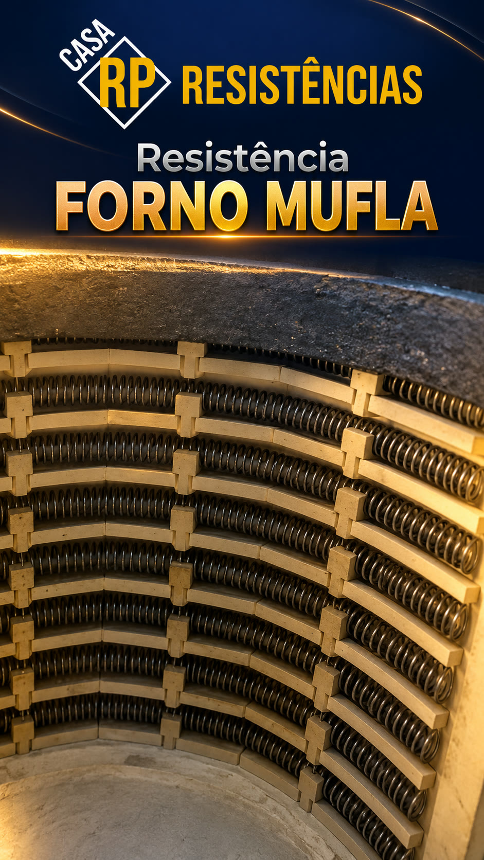 Resistência para FORNO MUFLA 🧪 Laboratório, joalheria e cerâmica: alta temperatura com… — Casa RP Resistências, Niterói