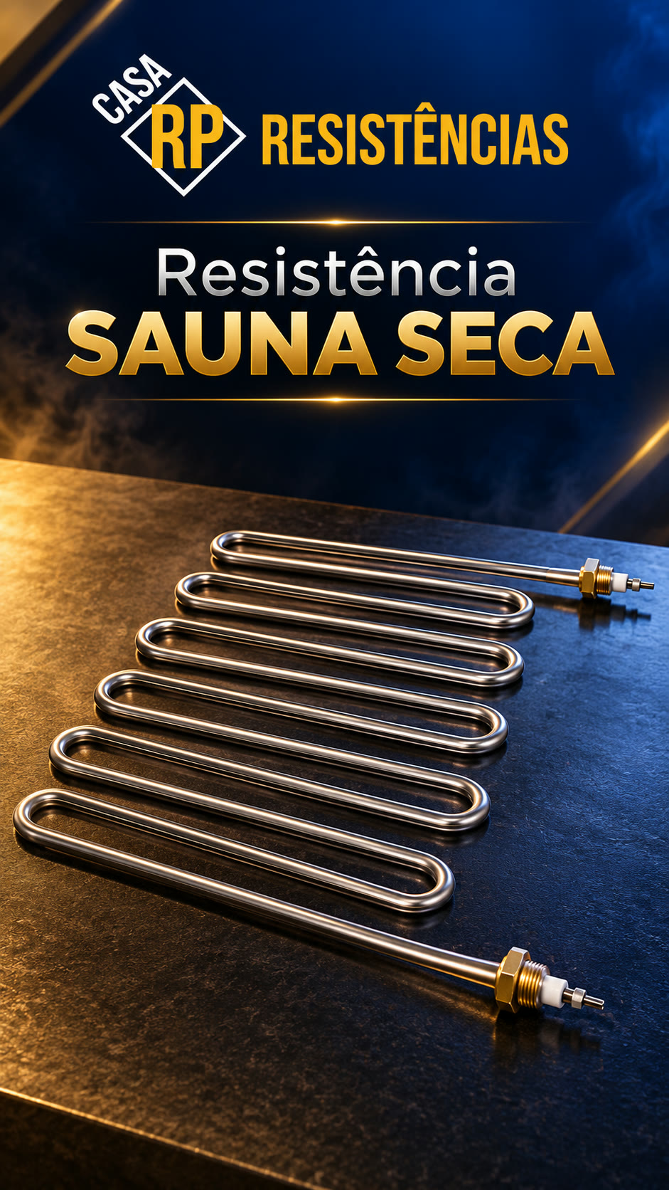 Resistência para SAUNA SECA 🔥 Calor forte e constante para suas pedras — Casa RP Resistências, Niterói